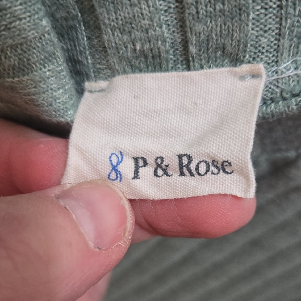 3/$10 Cozy V-Neck Ribbed Sweater - Light Green - Picture 2 of 6